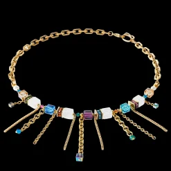 Necklace Sunray Cube Couture gold-multicolour