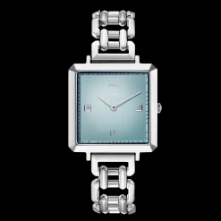 Watch Iconic Cube Ocean Cyan Statement silver