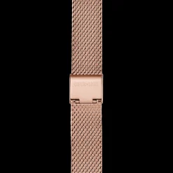 Watch Iconic Square Mocha Sunray Milanese Stainless Steel Rose Gold