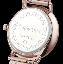 Watch Round Champagne Sunray Milanese Stainless Steel Champagne